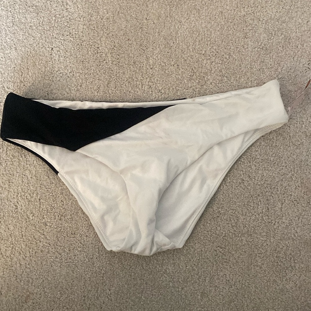 victoria’s secret split color swim bottoms
